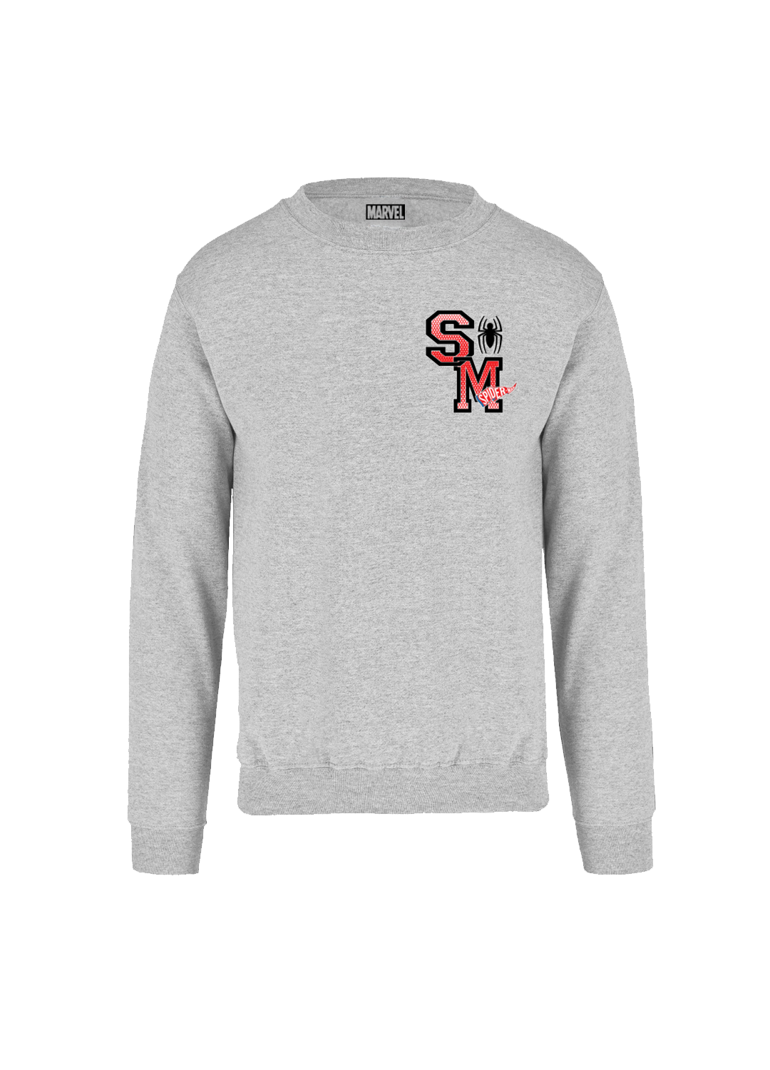 Sudadera Spider-Man Hombre Mujer Gris Disney MARVEL Original Peter Parker