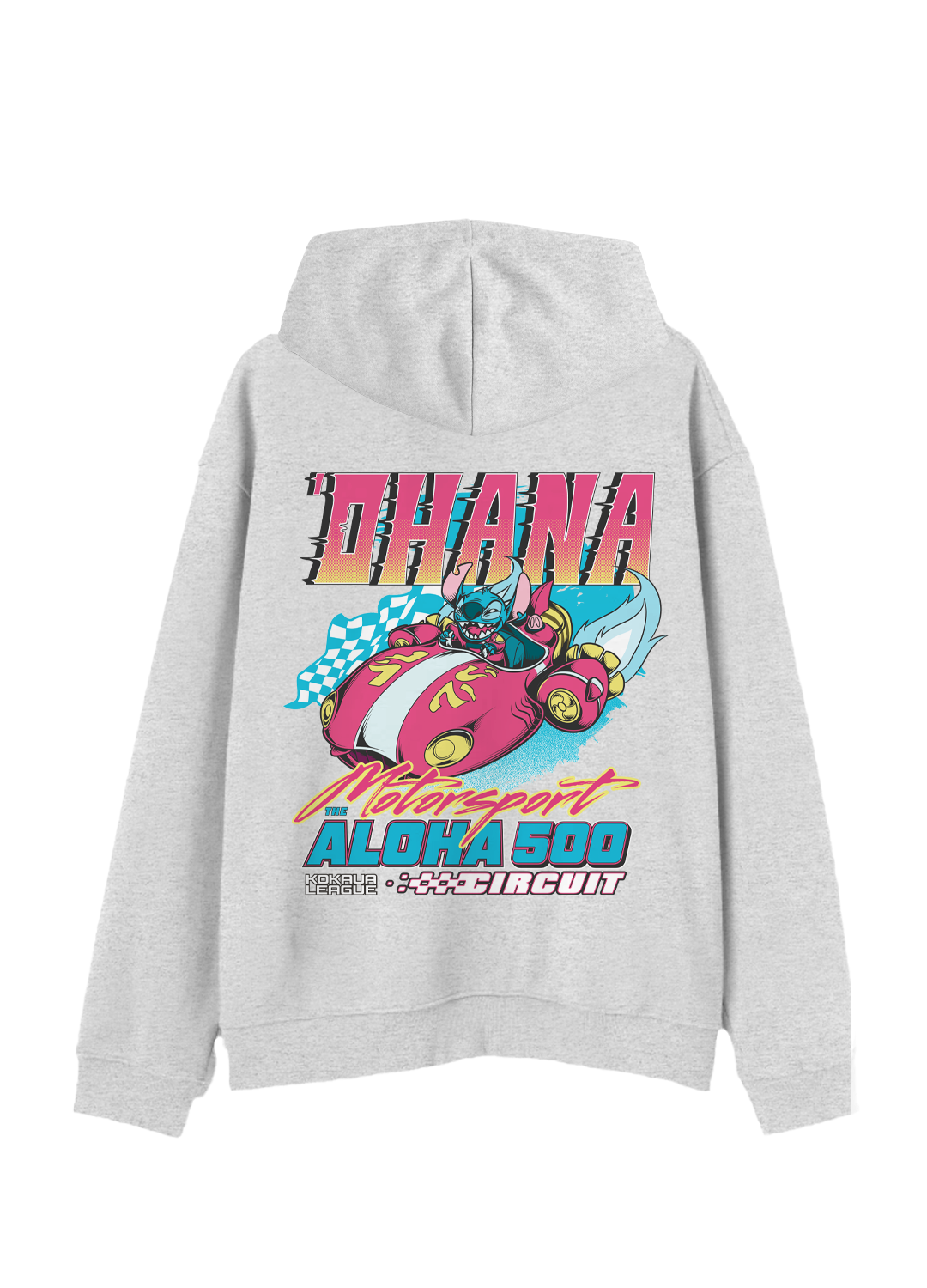 Hoodie Stitch Hombre Mujer Gris Disney Pixar Original Ohana 626