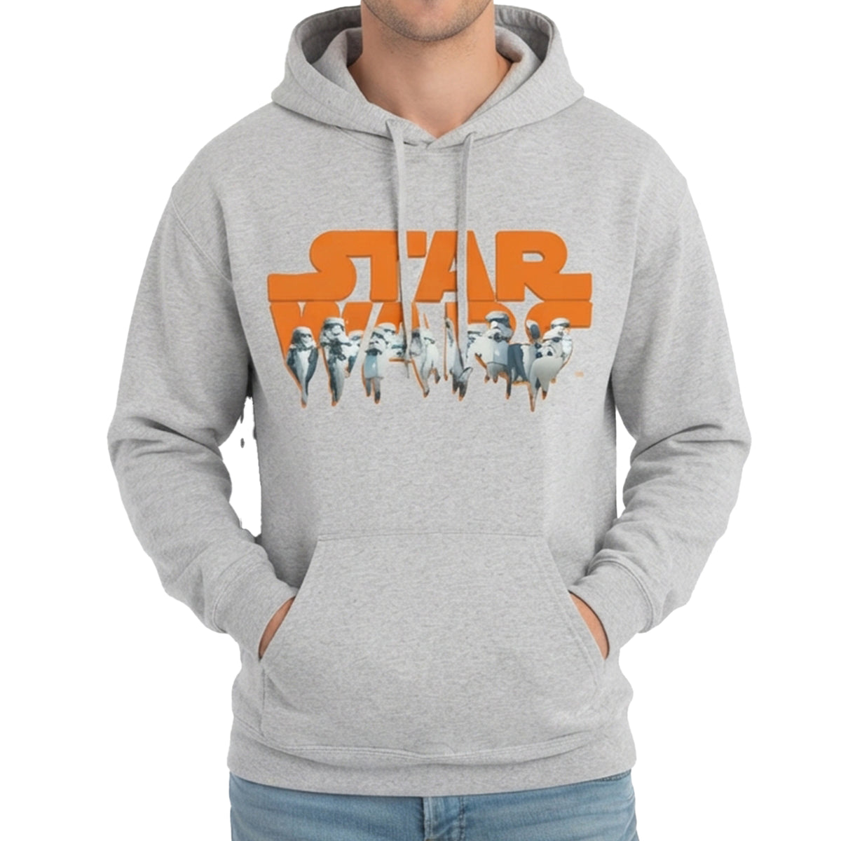 Hoodie Disney Halloween Hombre Mujer Gris Disney Original Star Wars Halloween