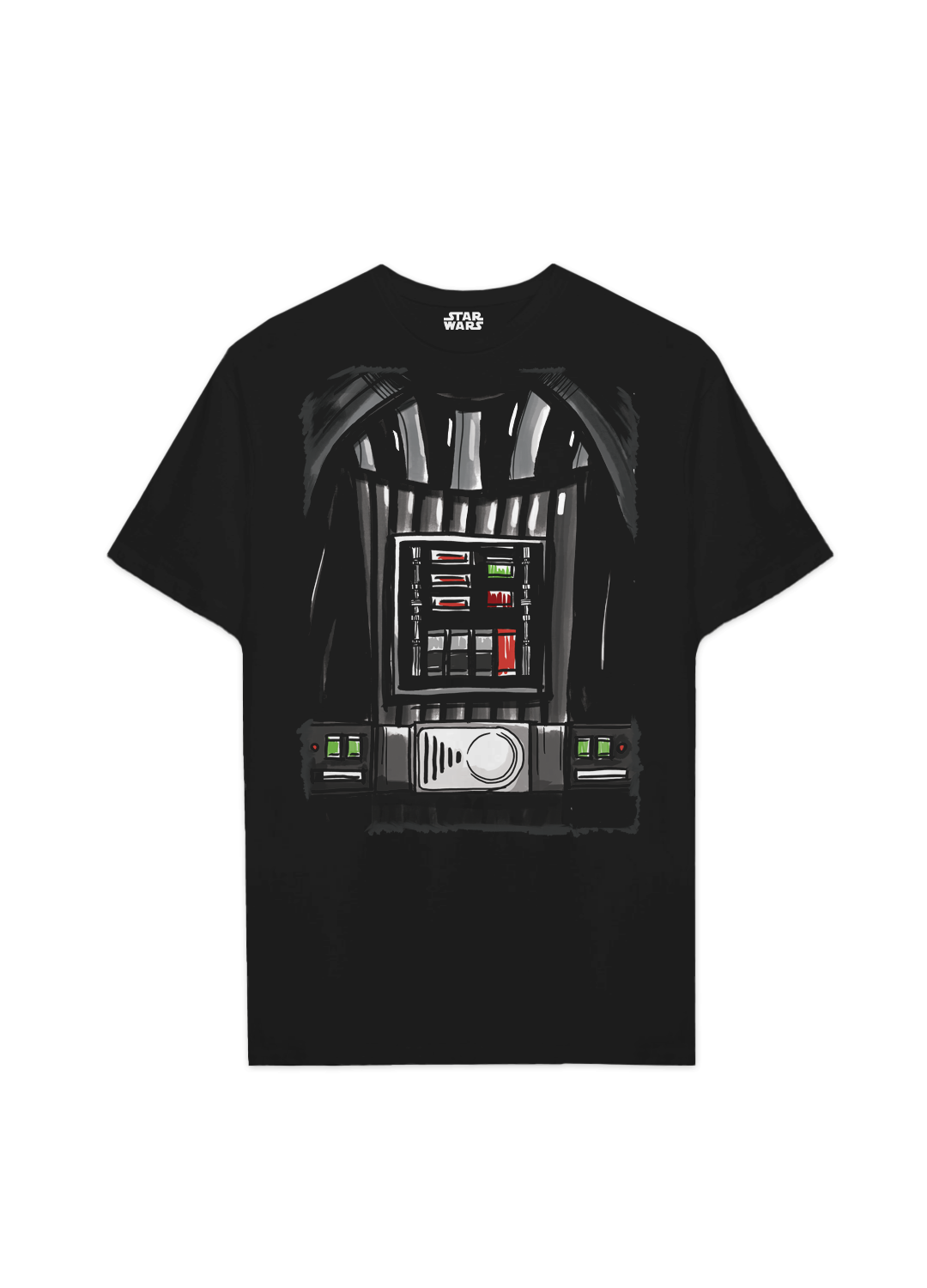 Playera Star Wars Hombre Mujer Negro Disney Original Torso Darth Vader - Fan Army