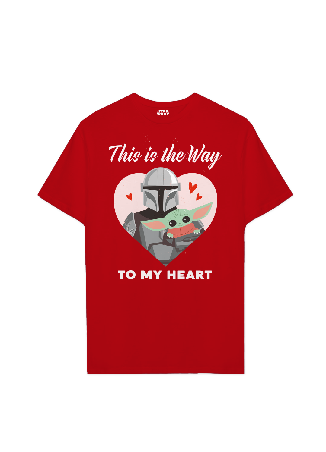 Playera Star Wars Hombre Mujer Rojo Disney Original This is the Way