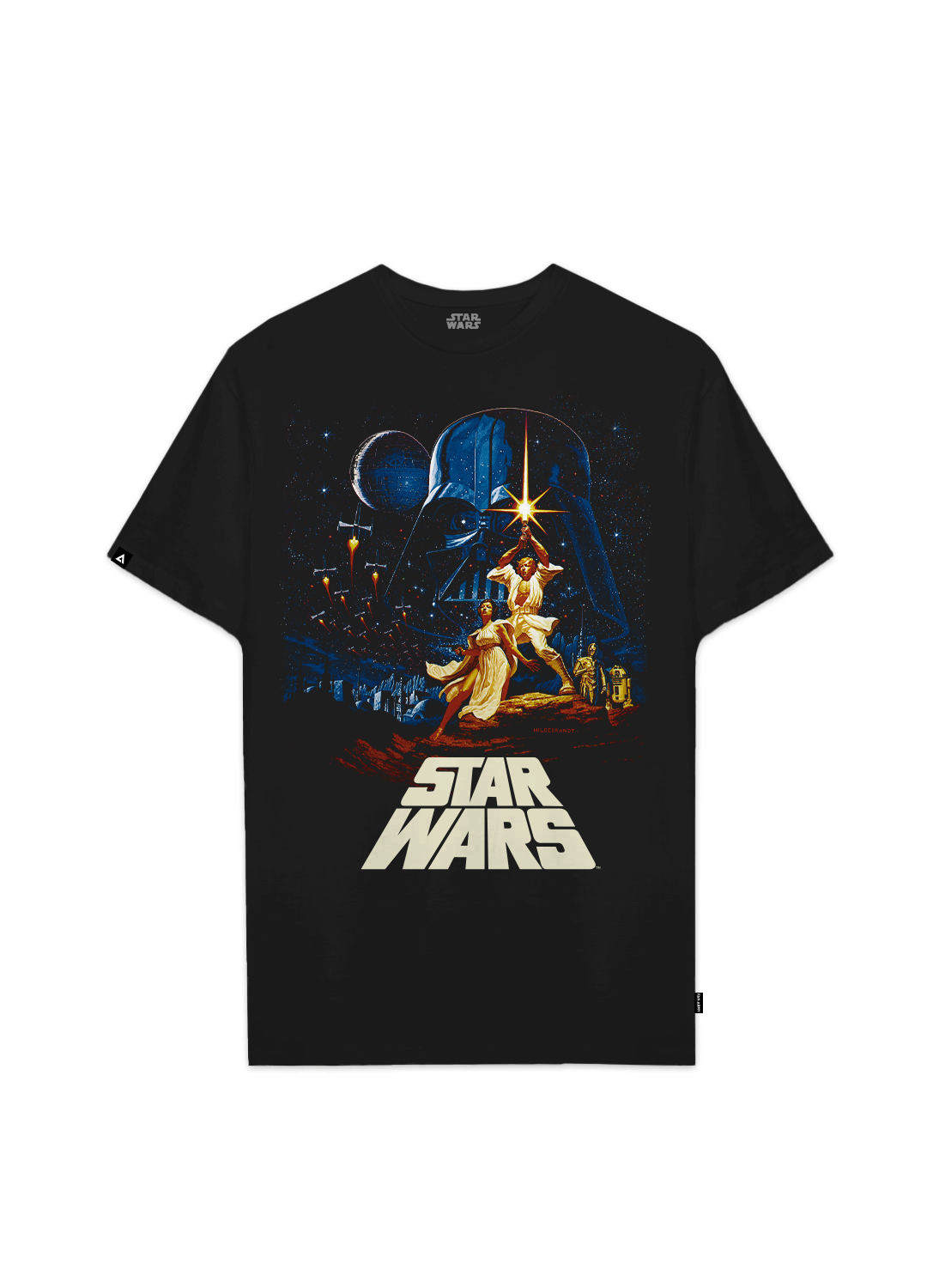 Playera Star Wars Hombre Mujer Negro Disney Original A New Hope