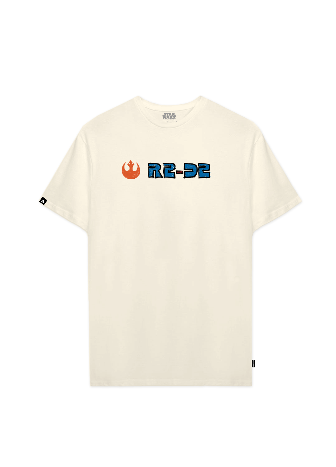 Playera Star Wars Hombre Mujer Arena Disney Original R2-D2 Sketch - Fan Army