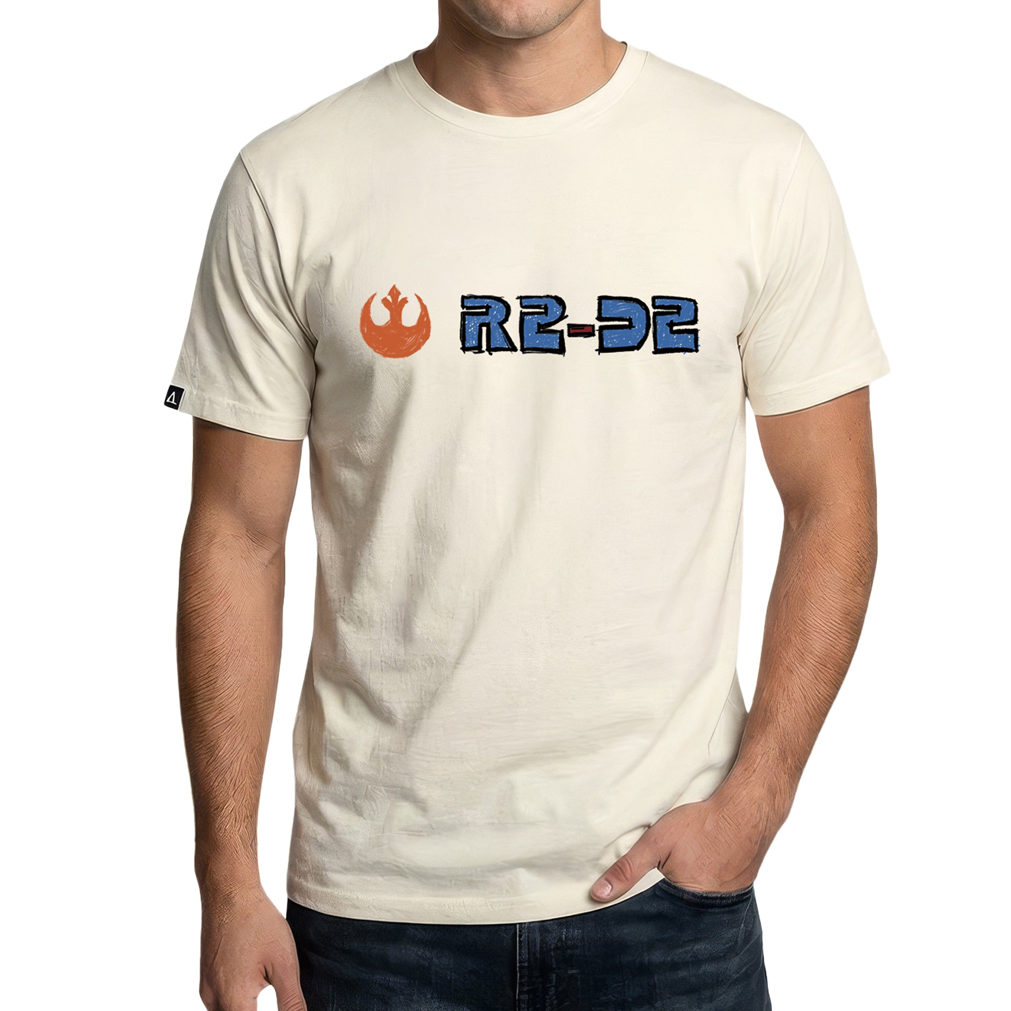 Playera Star Wars Hombre Mujer Arena Disney Original R2-D2 Sketch - Fan Army