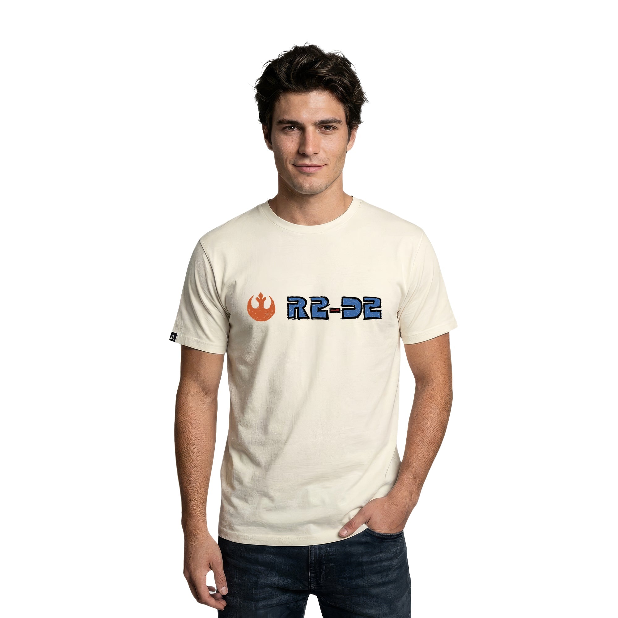Playera Star Wars Hombre Mujer Arena Disney Original R2-D2 Sketch - Fan Army