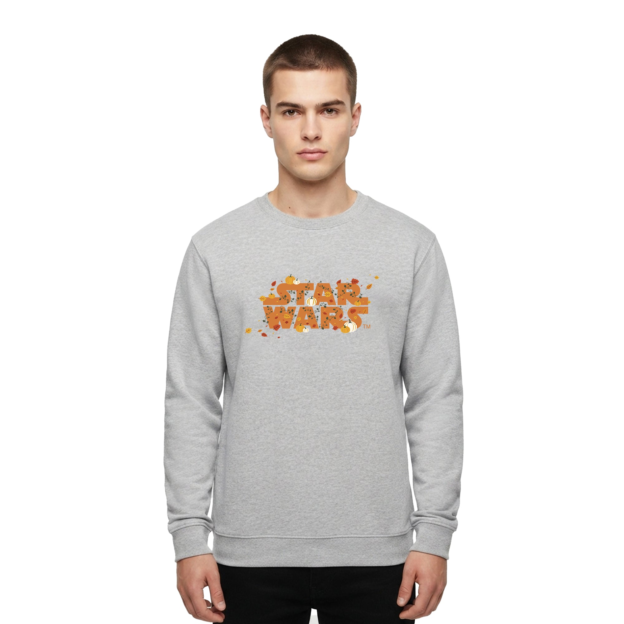 Sudadera Star Wars Hombre Mujer Azul Marino Disney Original Logo Halloween