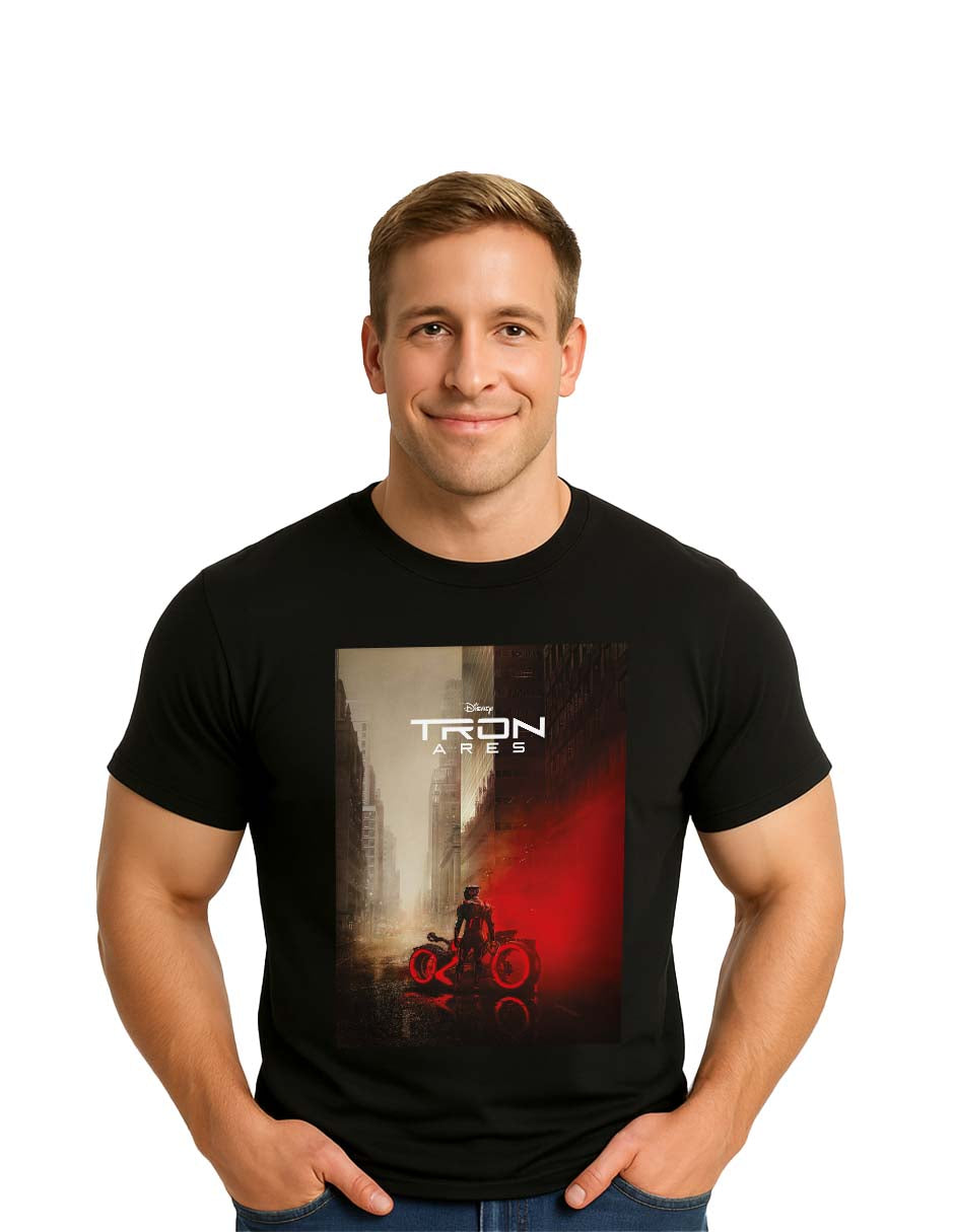 Playera TRON Hombre Mujer Negro Disney Original Ares - Fan Army