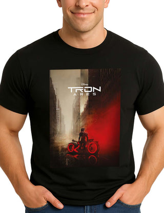 Playera TRON Hombre Mujer Negro Disney Original Ares