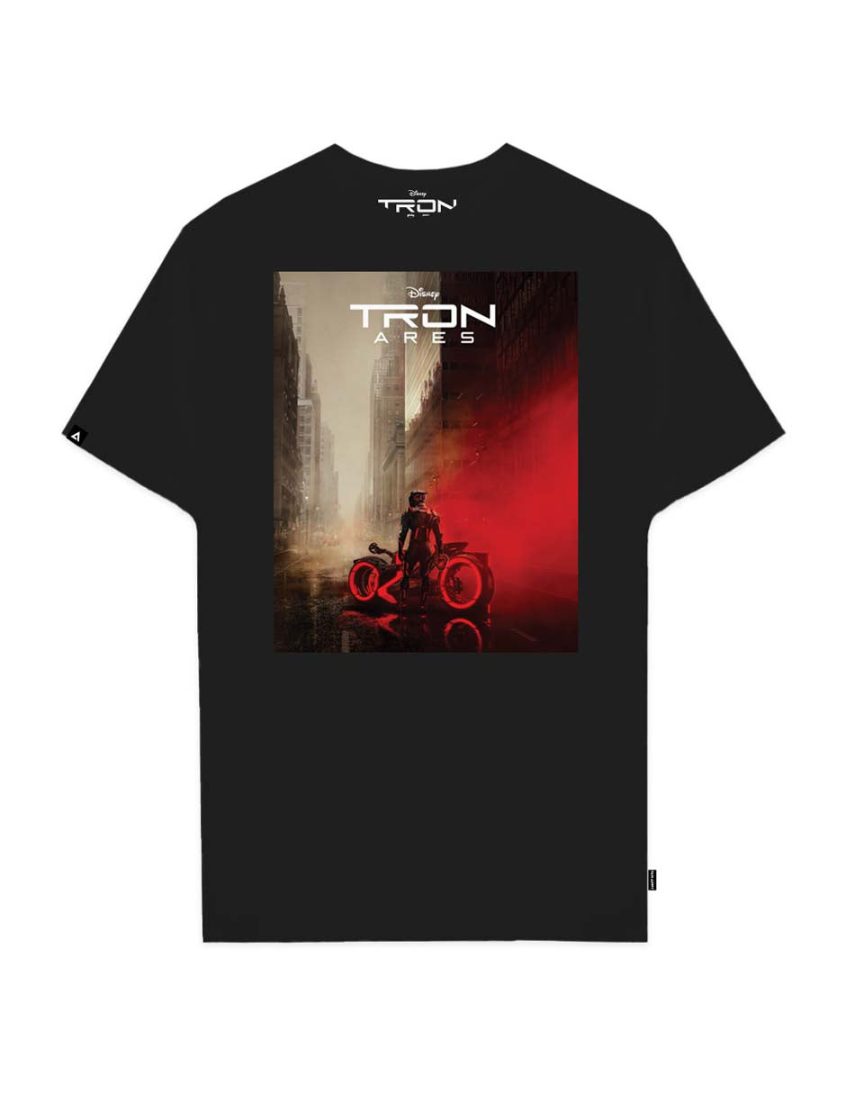 Playera TRON Hombre Mujer Negro Disney Original Ares - Fan Army
