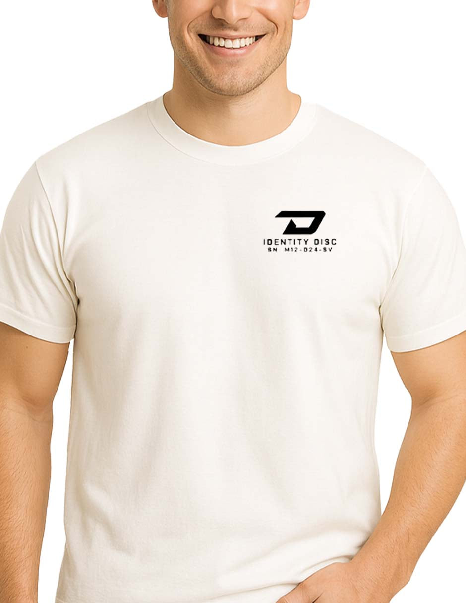 Playera TRON Hombre Mujer Blanco Disney Original Identity Disc - Fan Army