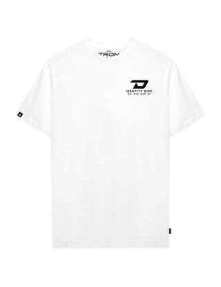 Playera TRON Hombre Mujer Blanco Disney Original Identity Disc