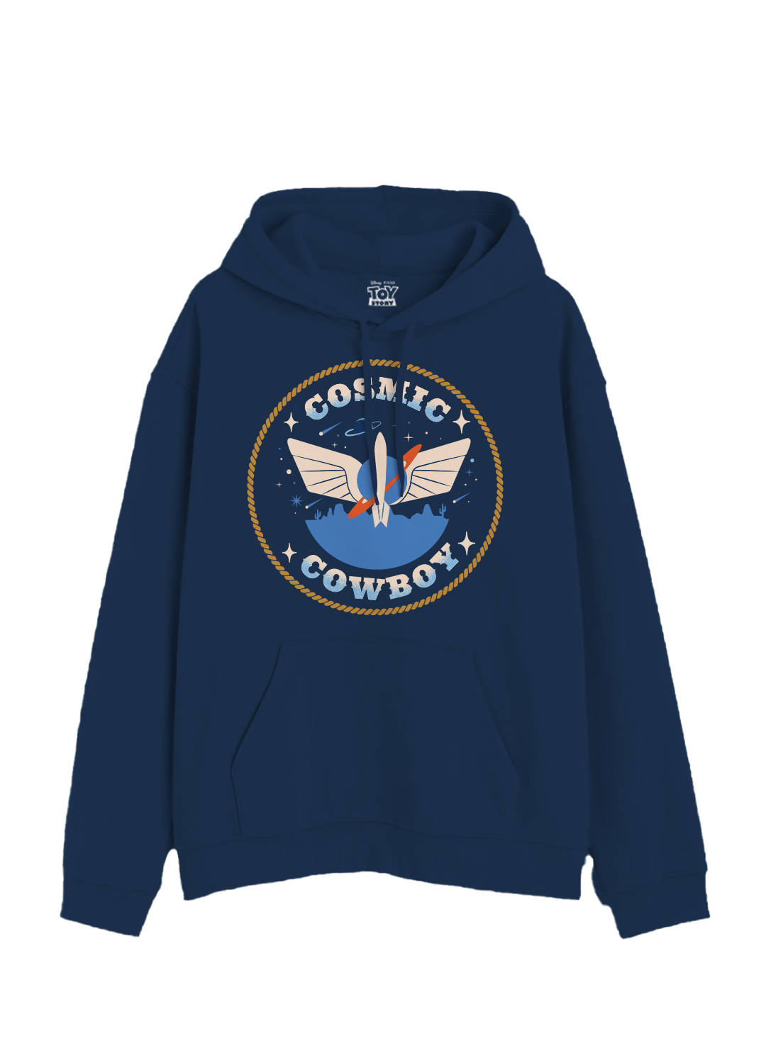 Hoodie Toy Story Hombre Mujer Azul Marino Disney Pixar Original Cosmic Cowboy - Fan Army