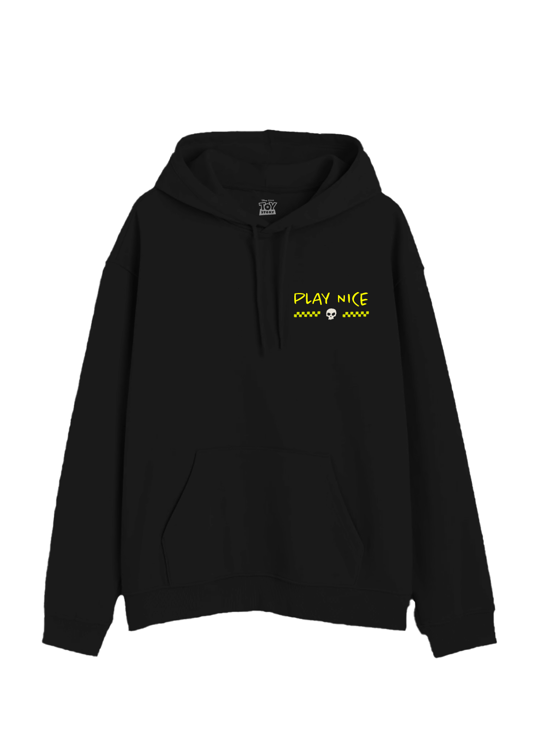 Hoodie Toy Story Hombre Mujer Negro Disney Pixar Original Play Nice