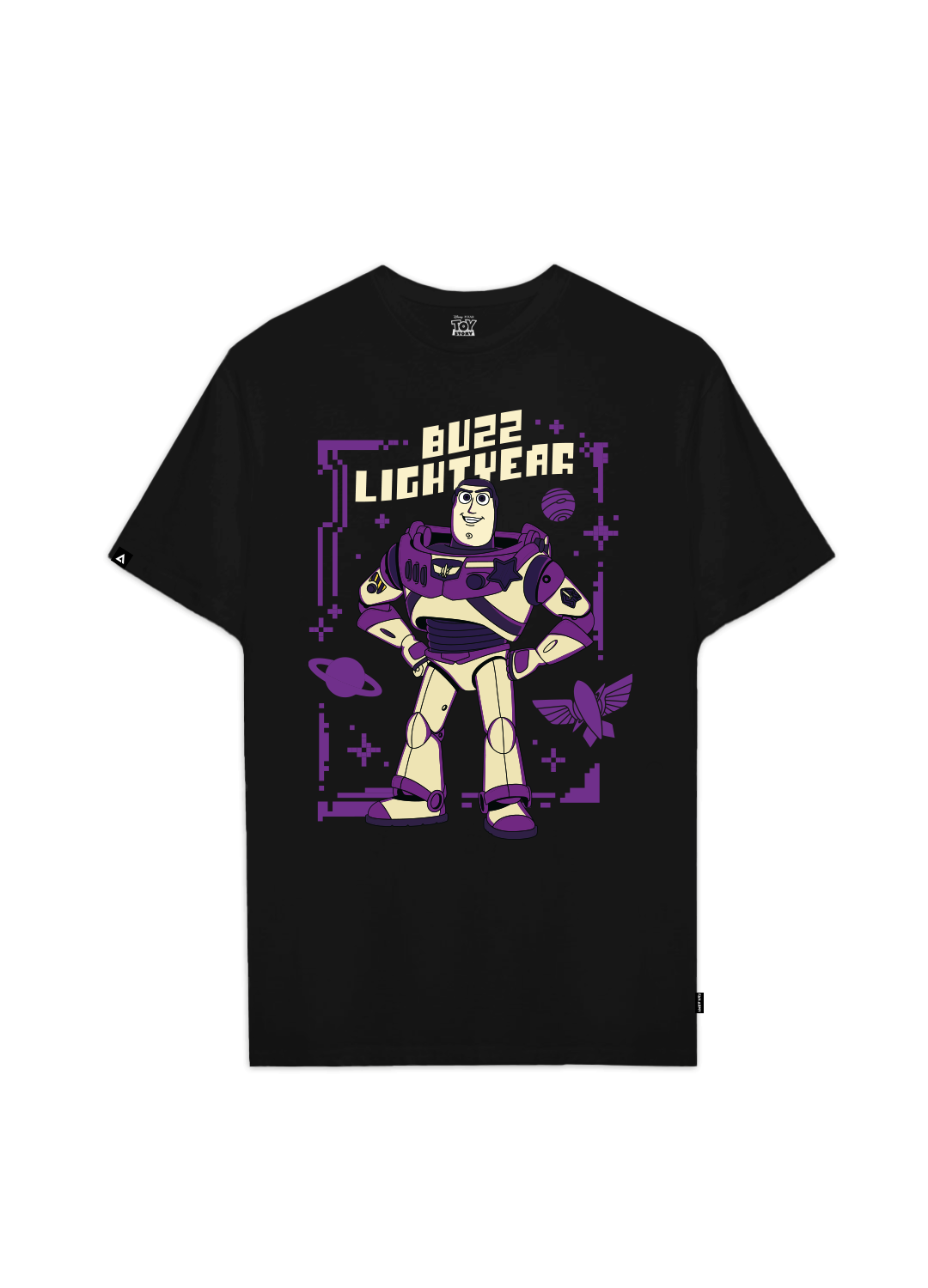 Playera Toy Story Hombre Mujer Negro Disney Pixar Original Buzz Lightyear - Fan Army