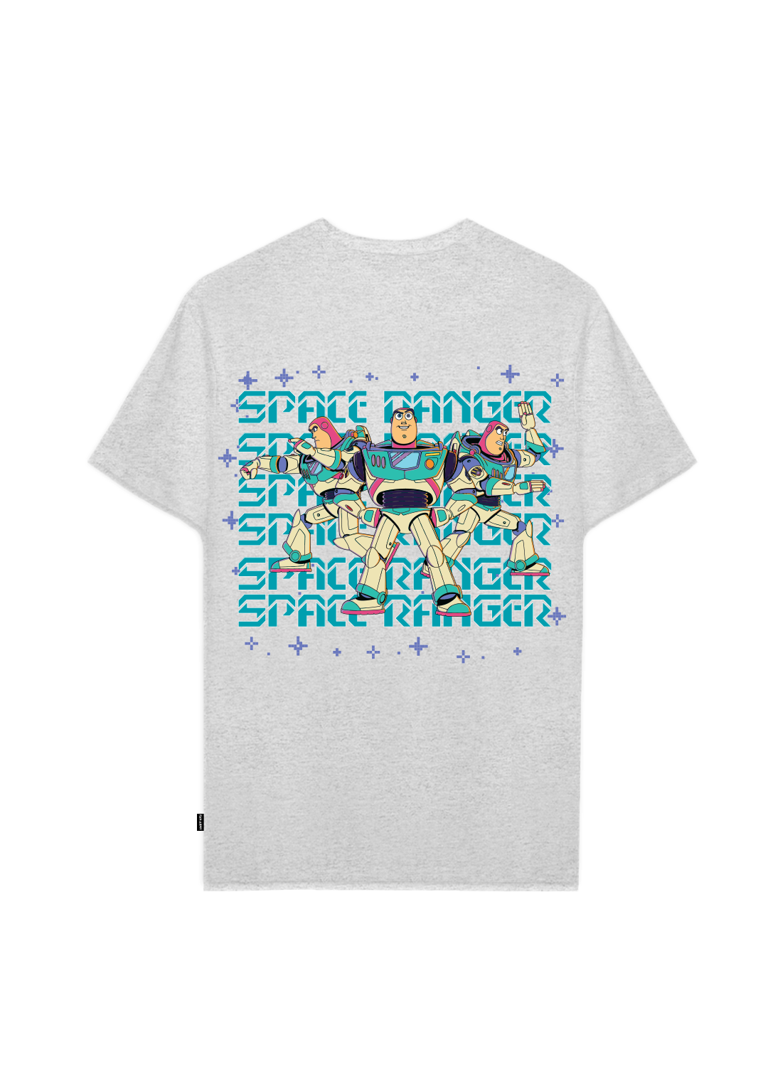 Playera Toy Story Hombre Mujer Gris Disney Pixar Original Space Ranger - Fan Army