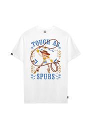 Playera Toy Story Hombre Mujer Blanco Disney Pixar Original Tough as Spurs - Fan Army