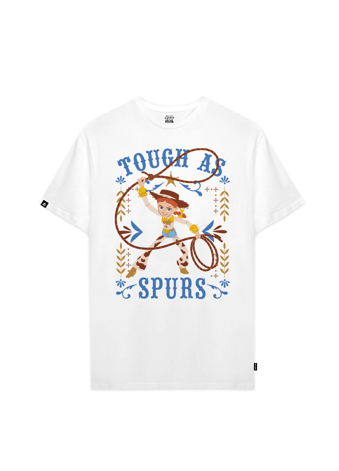 Playera Toy Story Hombre Mujer Blanco Disney Pixar Original Tough as Spurs - Fan Army