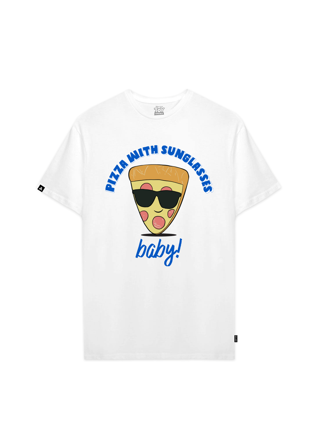 Playera Toy Story Hombre Mujer Blanco Disney Pixar Original Pizza Baby