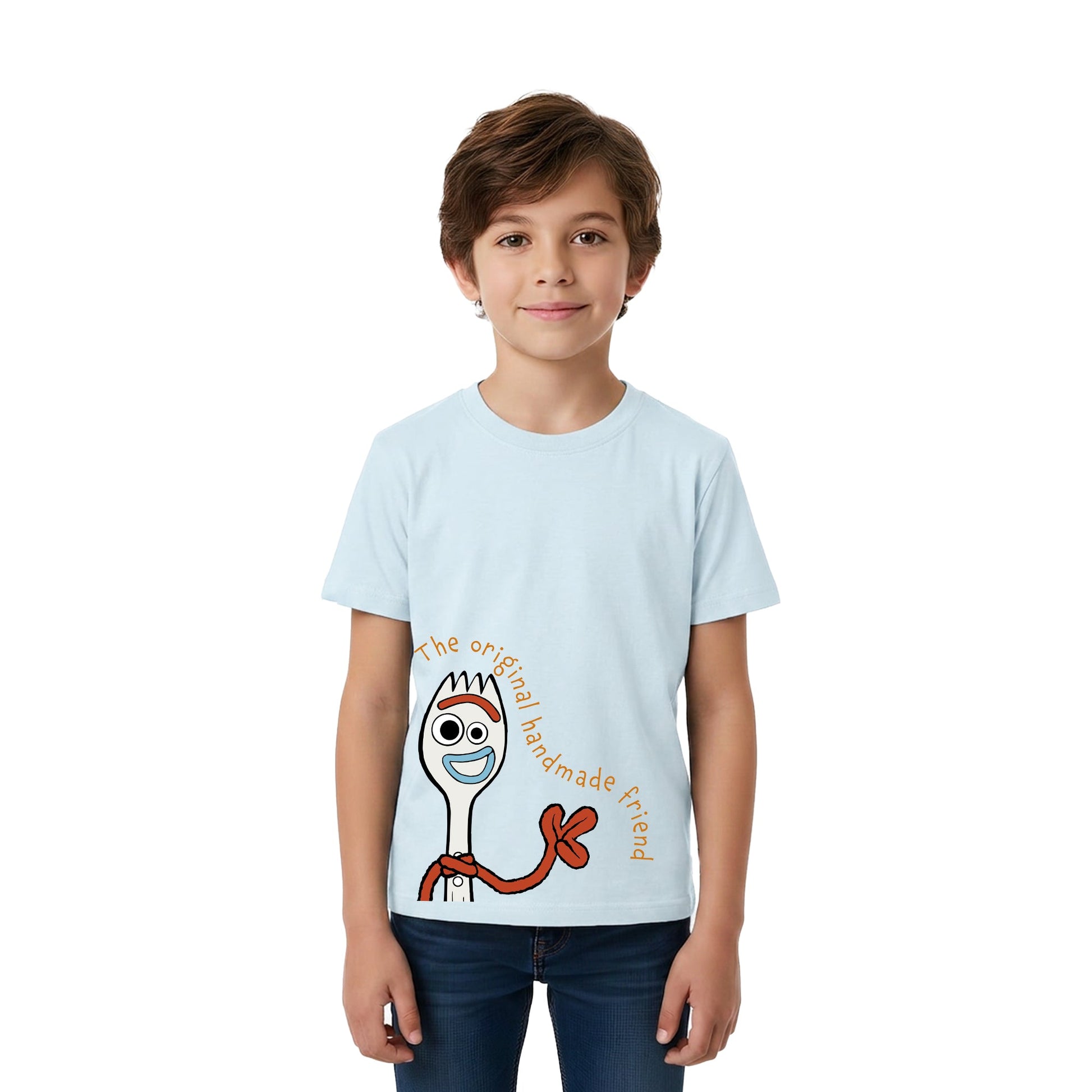 Playera Niño Toy Story Niño Niña Azul Cielo Disney Pixar Original Forky - Fan Army