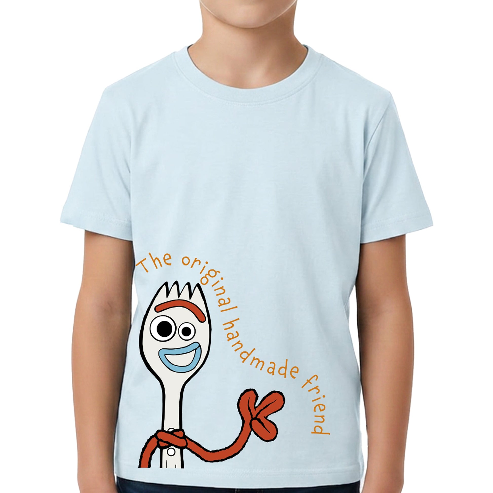 Playera Niño Toy Story Niño Niña Azul Cielo Disney Pixar Original Forky - Fan Army