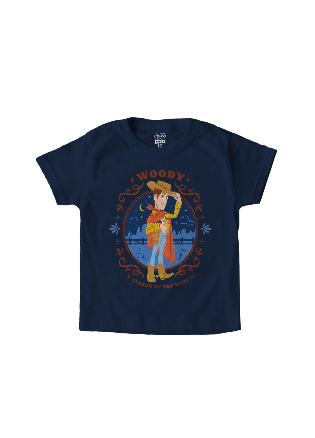 Playera Niño Toy Story Niño Niña Azul Marino Disney Pixar Original Woody - Fan Army