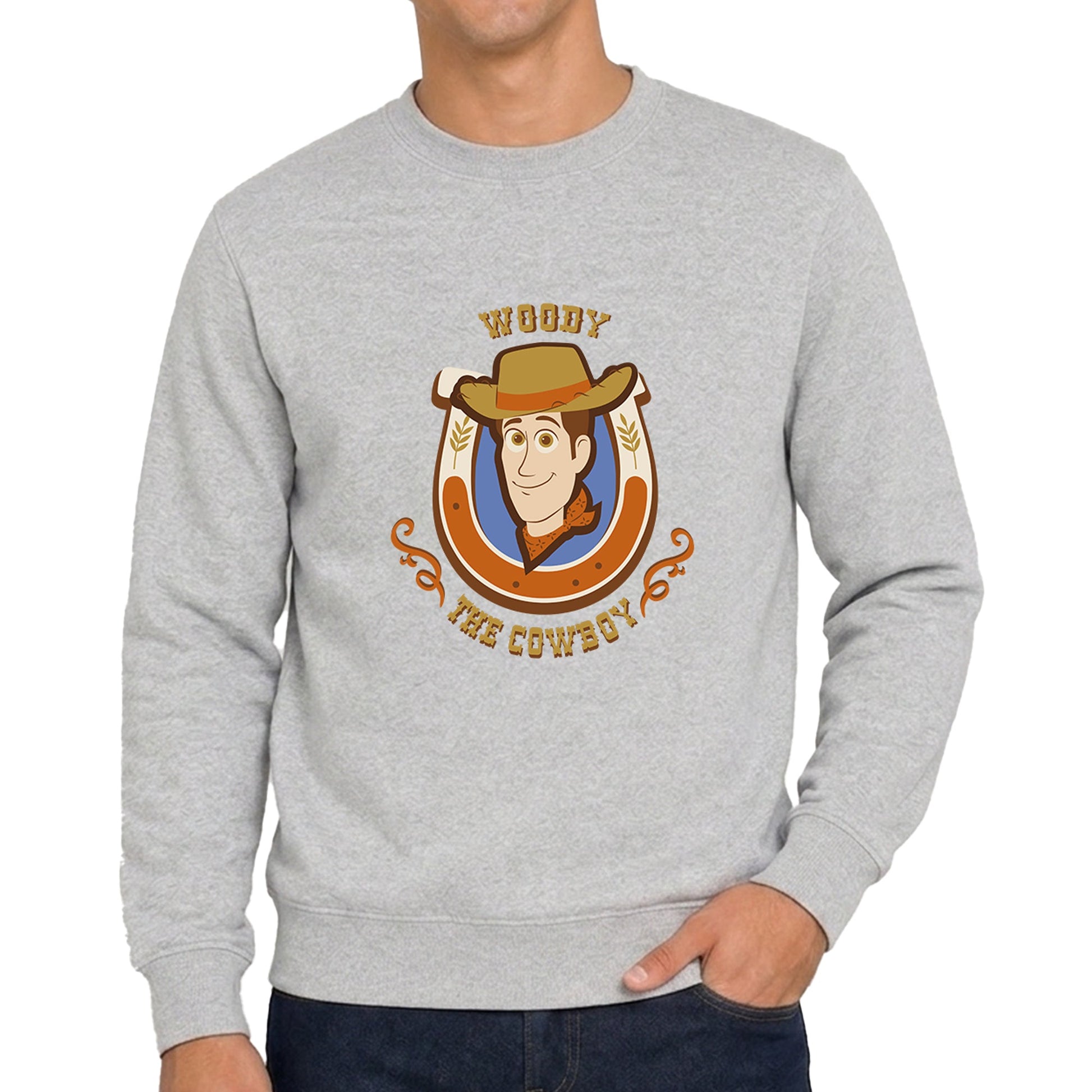 Sudadera Toy Story Hombre Mujer Gris Disney Pixar Original Woody - Fan Army