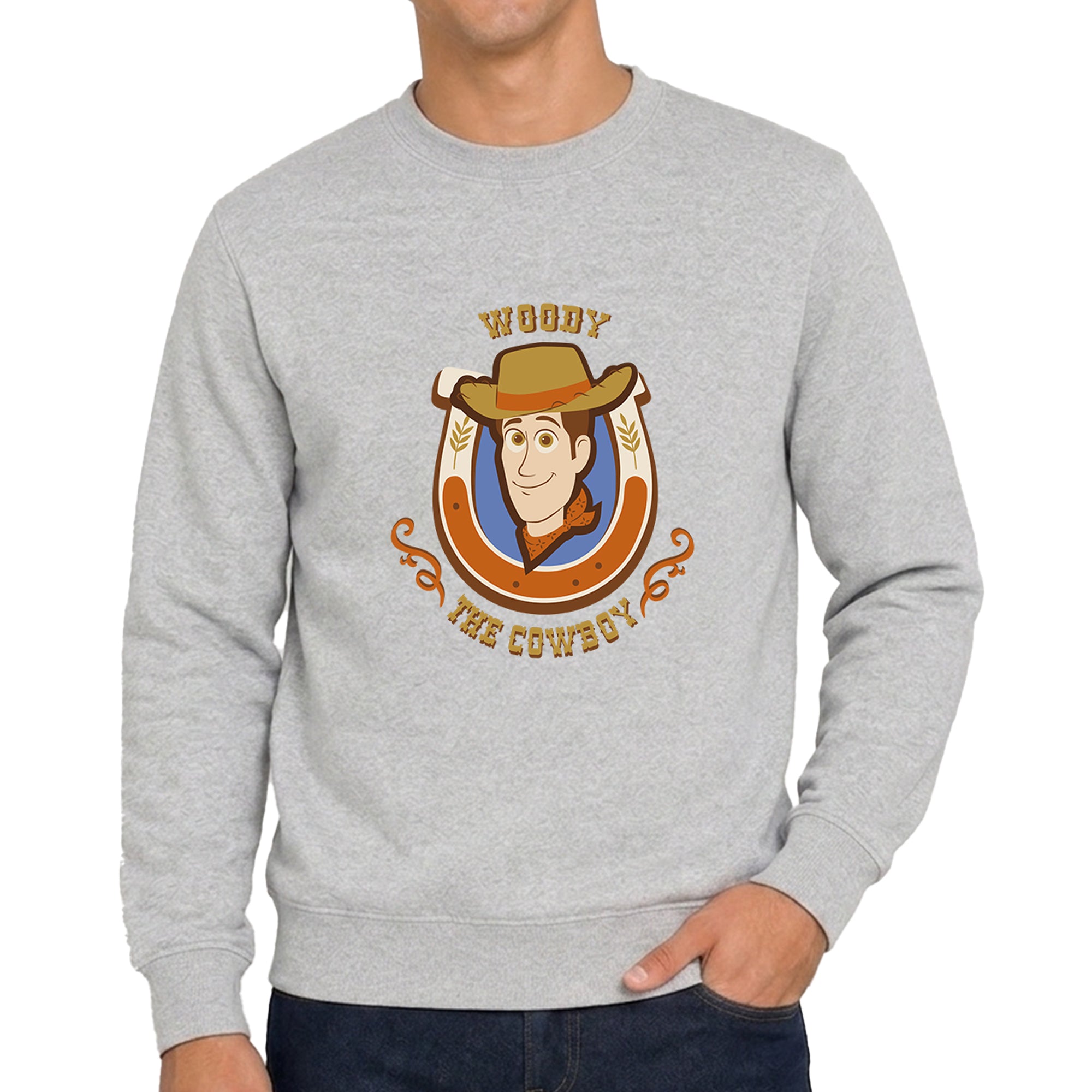 Sudadera Toy Story Hombre Mujer Gris Disney Pixar Original Woody - Fan Army