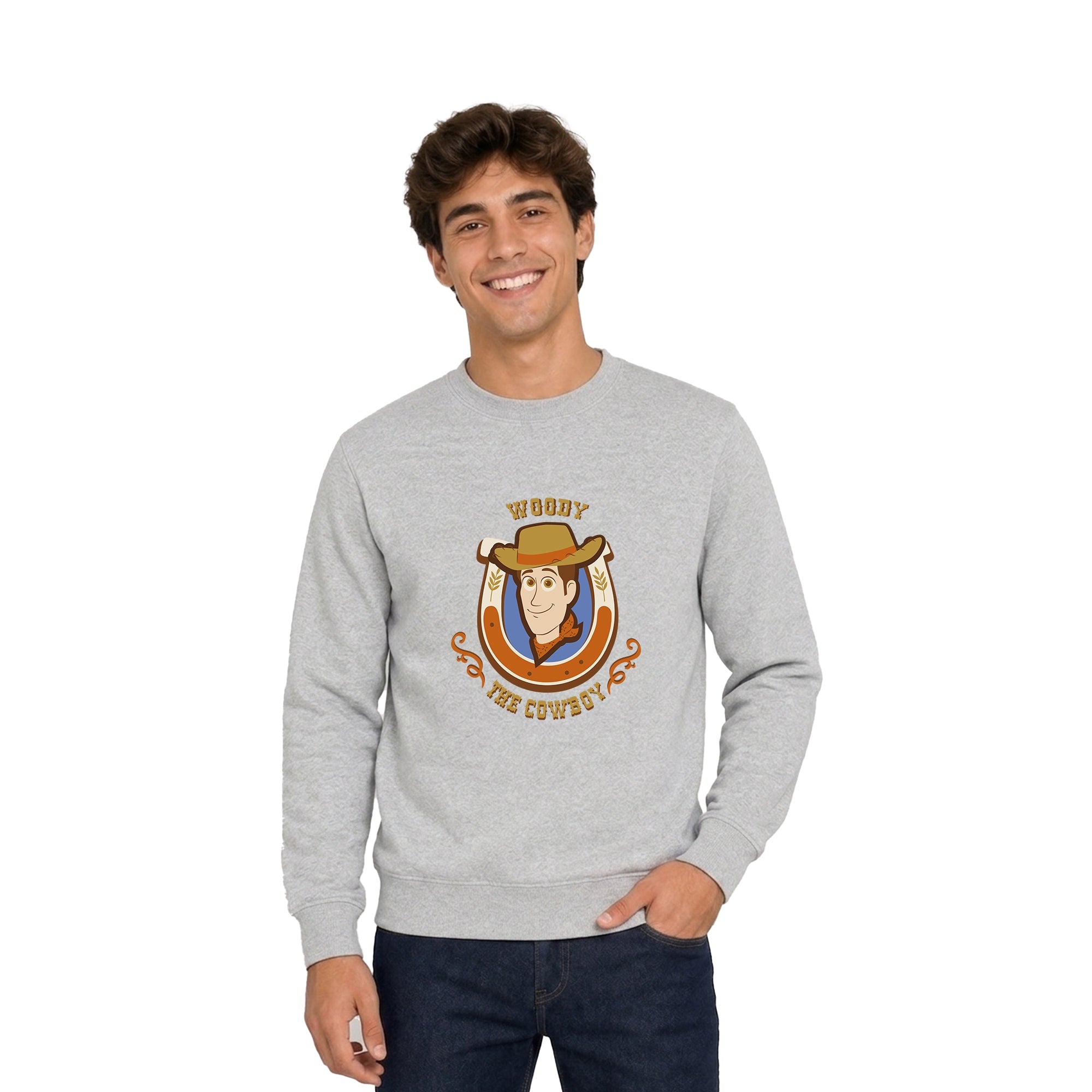 Sudadera Toy Story Hombre Mujer Gris Disney Pixar Original Woody - Fan Army