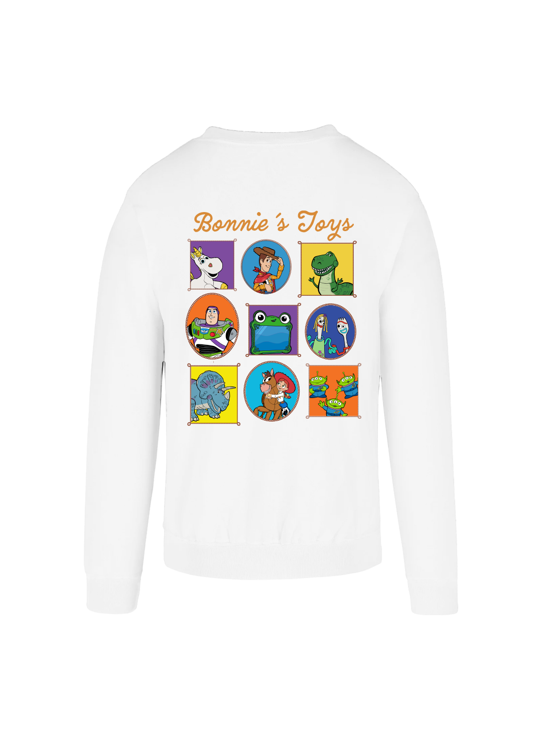 Sudadera Toy Story Hombre Mujer Blanco Disney Pixar Original Bonnie´s Toys - Fan Army