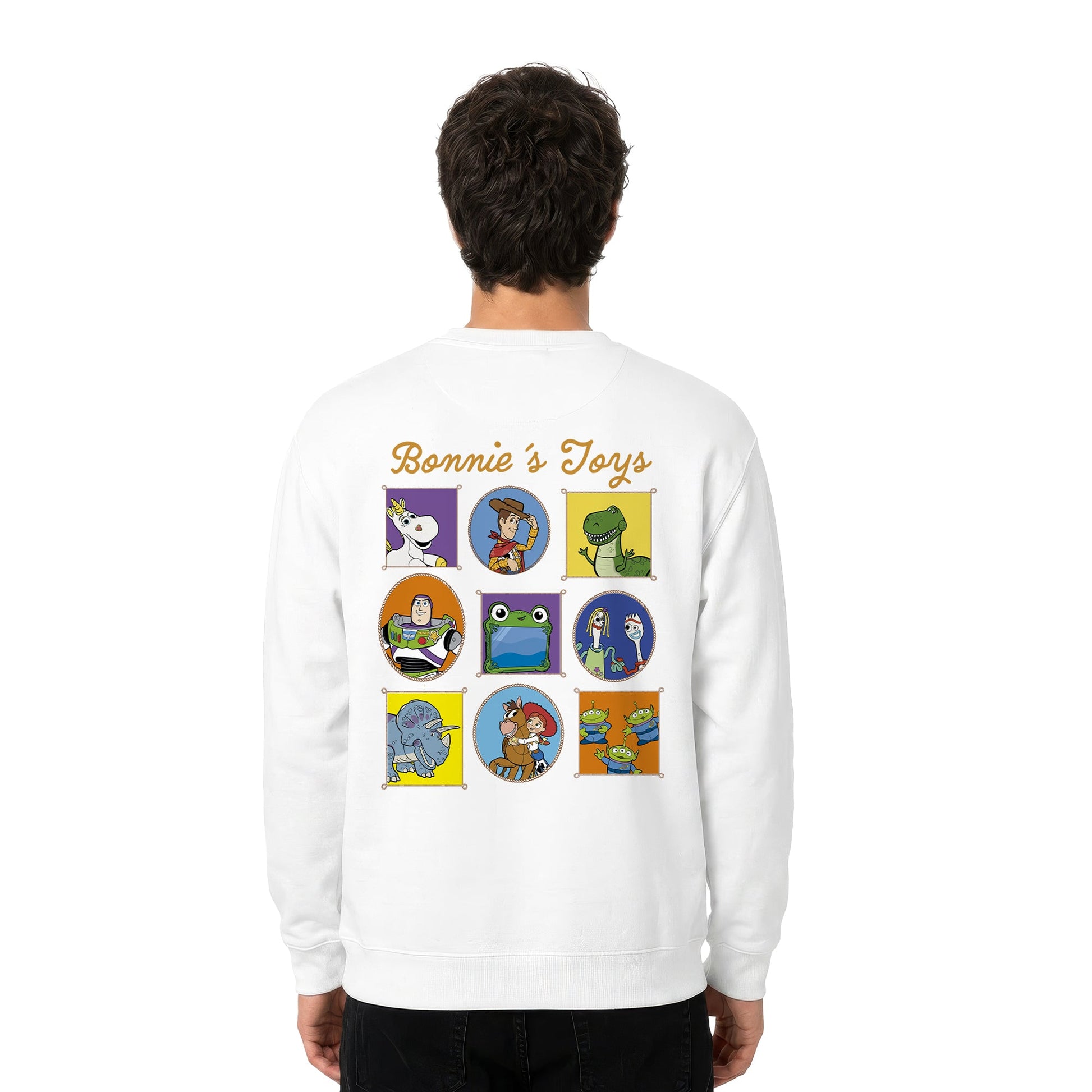 Sudadera Toy Story Hombre Mujer Blanco Disney Pixar Original Bonnie´s Toys - Fan Army