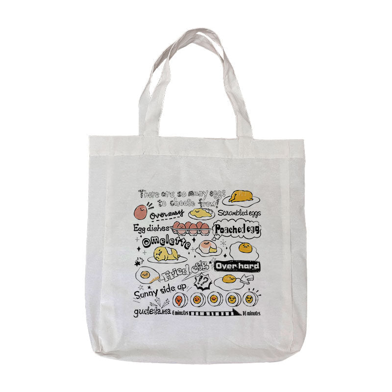 Tote Bag Gudetama - Type of Eggs - Fan Army