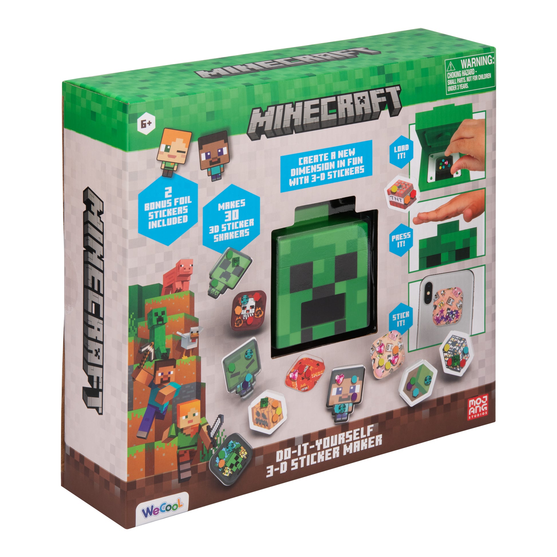 Kit Crea Tus Stickers Minecraft Original - Fan Army
