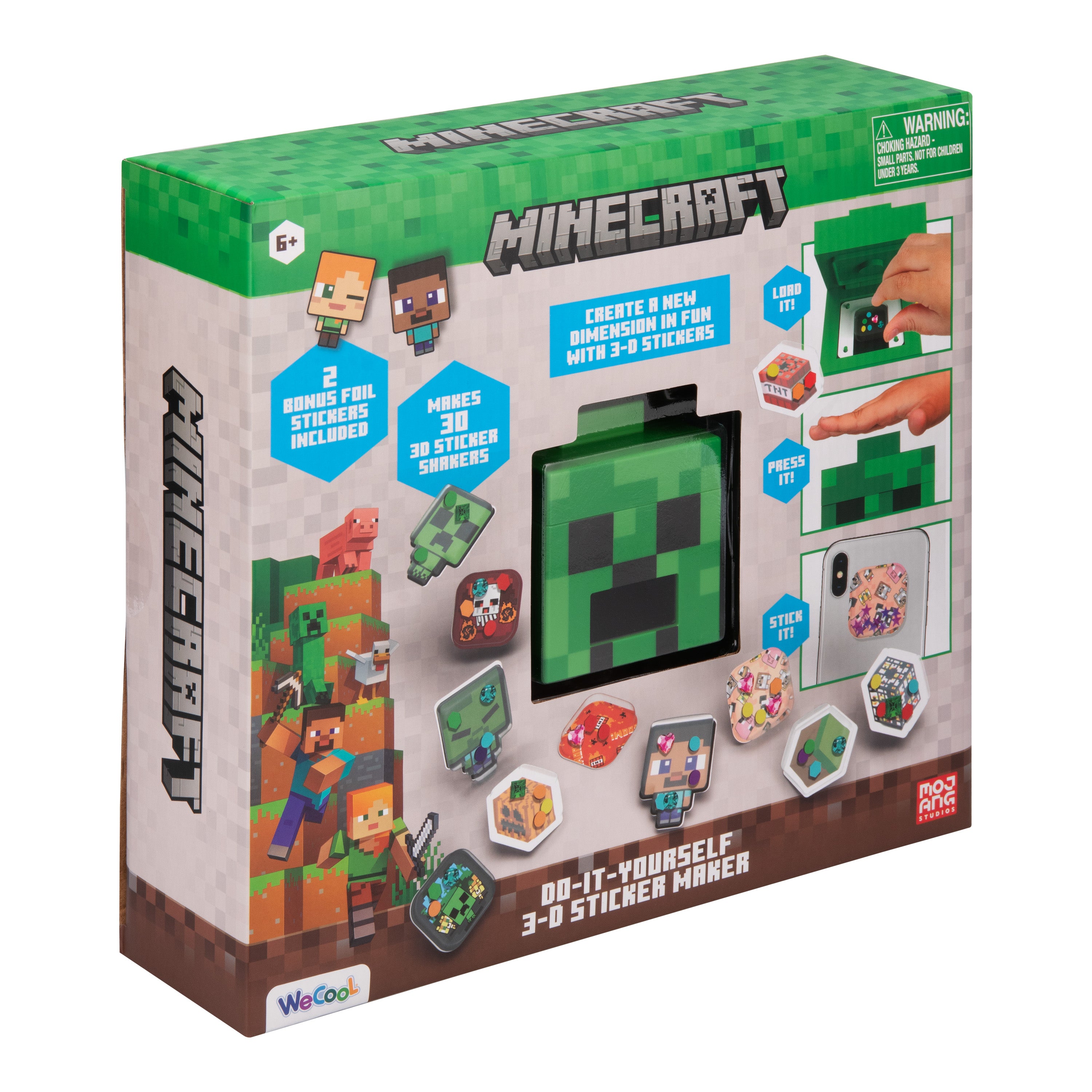 Kit Crea Tus Stickers Minecraft Original - Fan Army