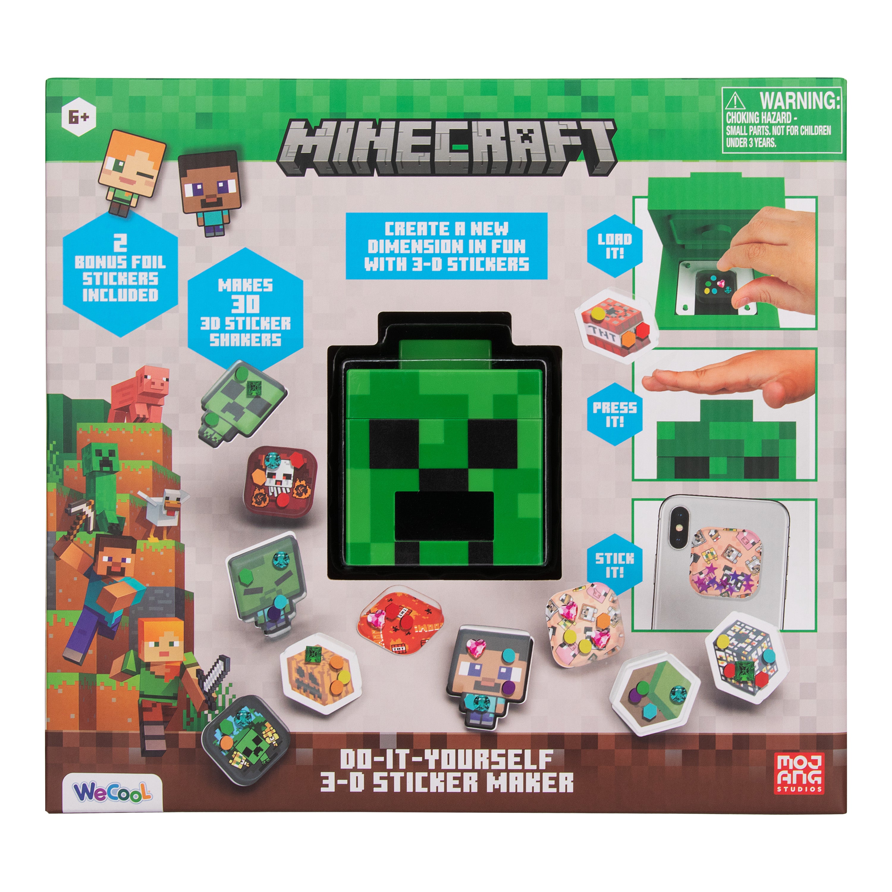 Kit Crea Tus Stickers Minecraft Original - Fan Army