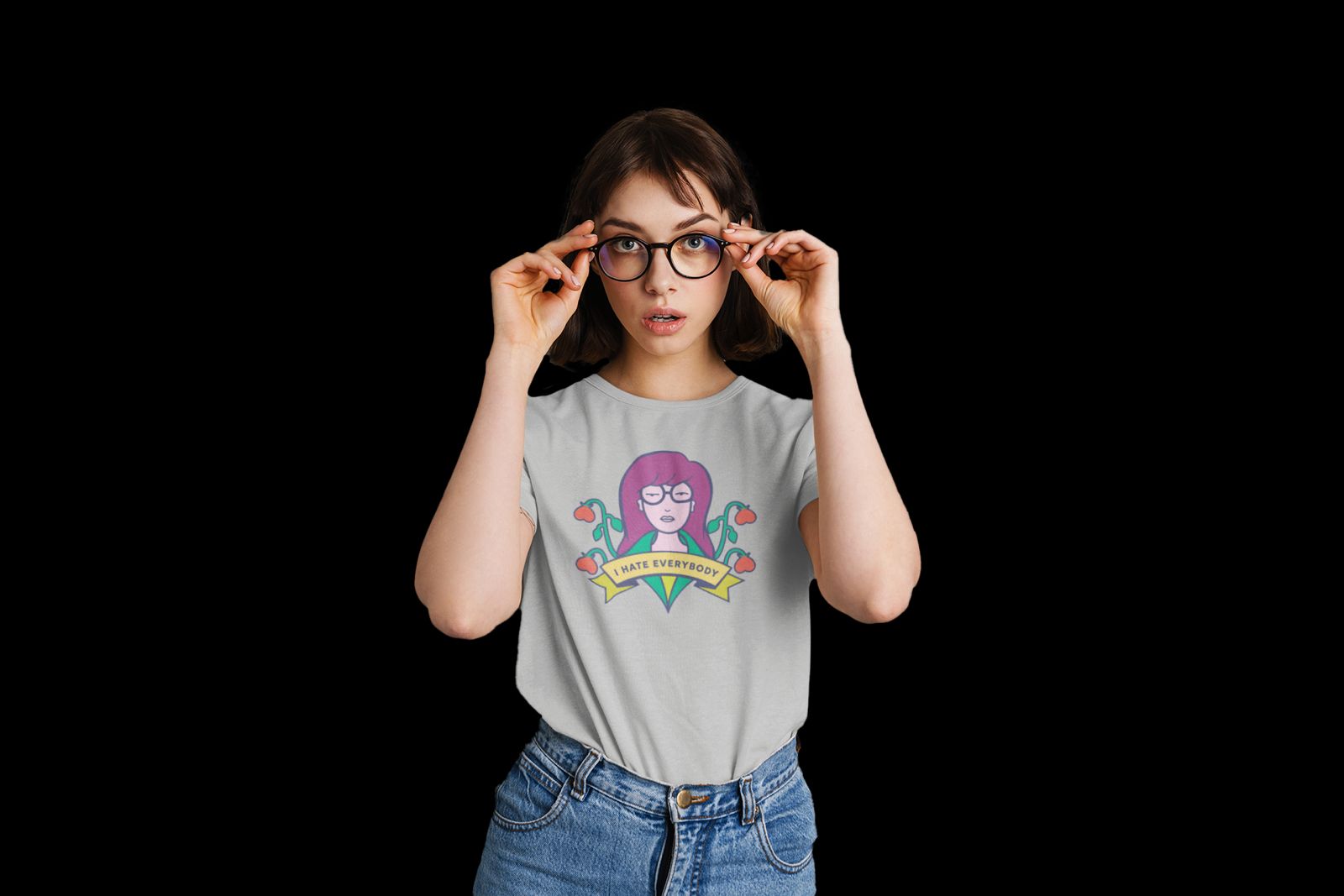 Playera de Mujer Daria Hate Everybody - Fan Army