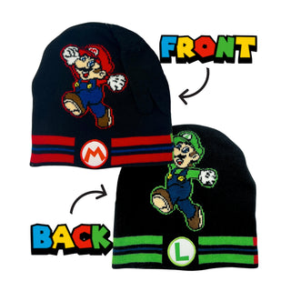 Beanie con Guantes Super Mario doble vista