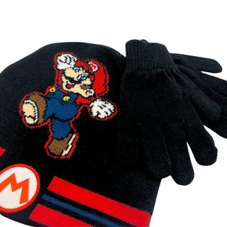 Beanie con Guantes Super Mario doble vista