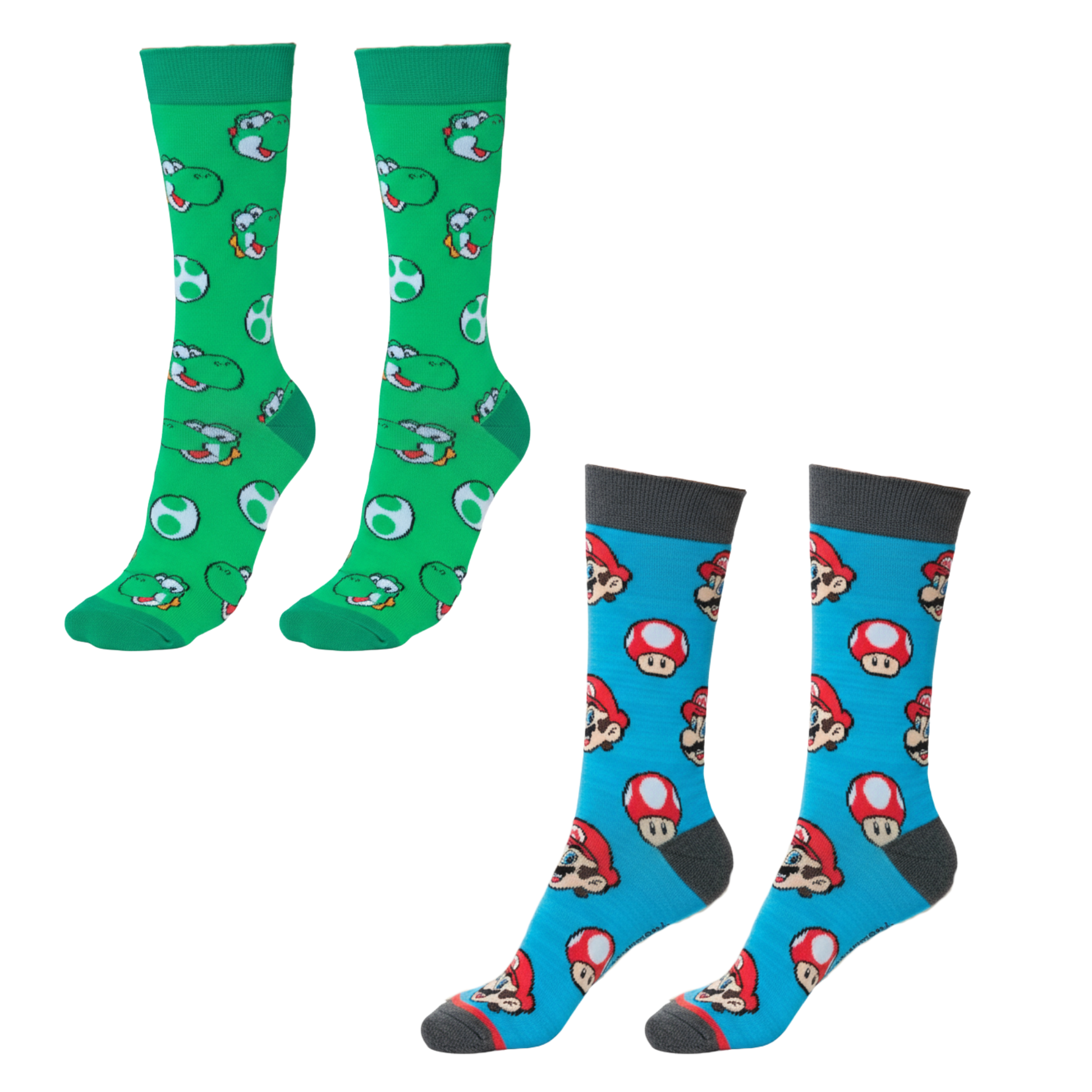 Pack de Calcetas crew Nintendo Personajes Super Mario - Fan Army