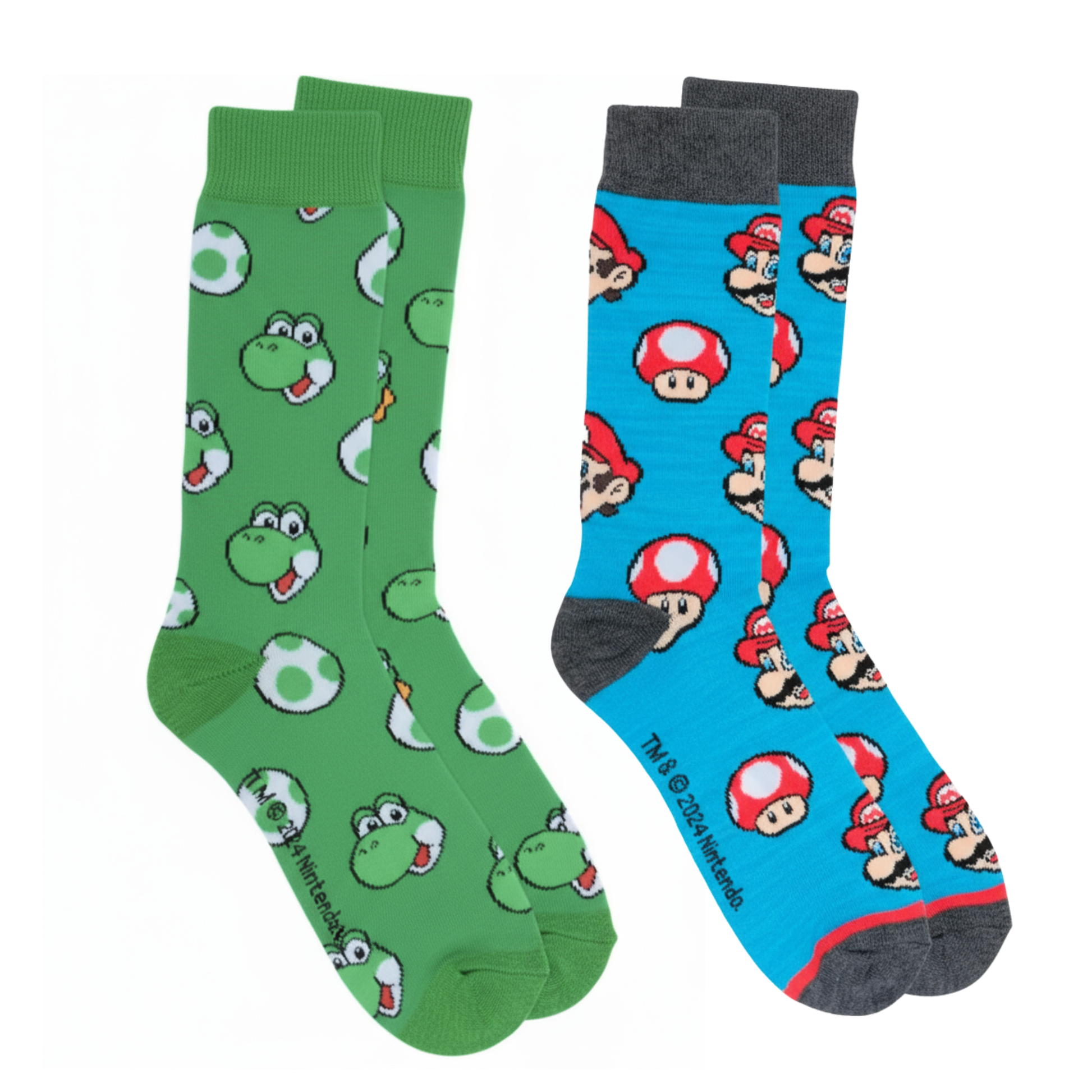 Pack de Calcetas crew Nintendo Personajes Super Mario - Fan Army