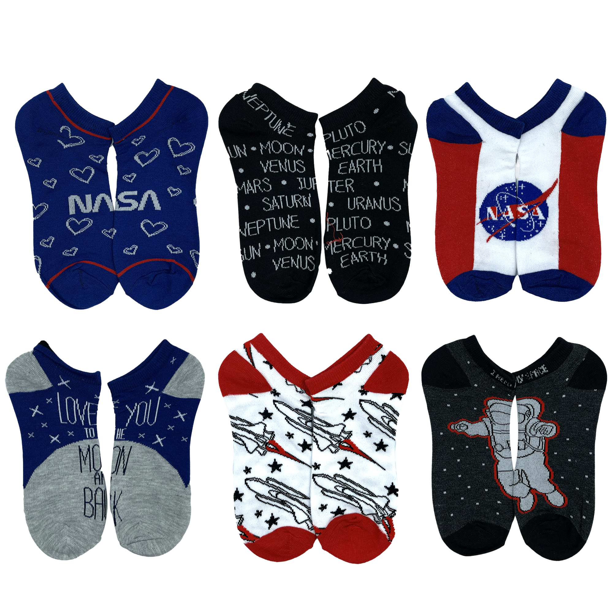 Set de 6 Calcetines NASA - Fan Army