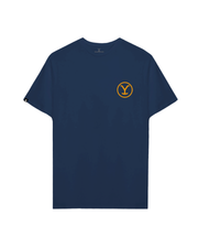 Playera Yellowstone hombre Azul Marino Paramount Original Protect the Brand
