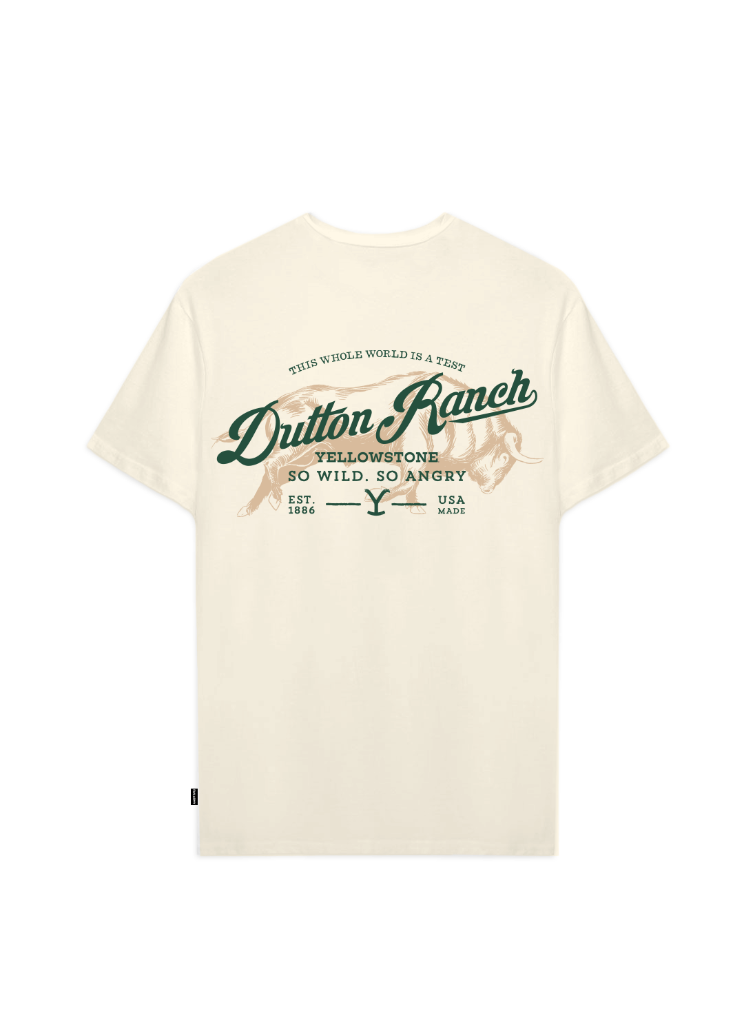 Playera Yellowstone Hombre Mujer Arena Paramount Original So Wild, So Angry.