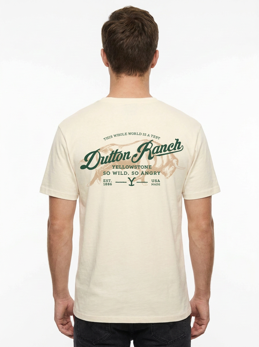 Playera Yellowstone Hombre Mujer Arena Paramount Original So Wild, So Angry.