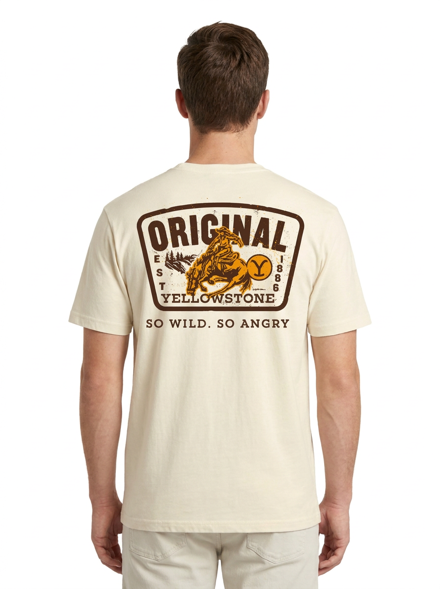 Playera Yellowstone Hombre Mujer Arena Paramount Original Original Yellowstone