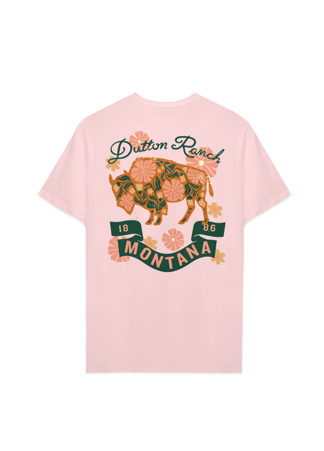 Playera De Yellowstone Para Hombre Mujer Original Montana Flowers - Fan Army