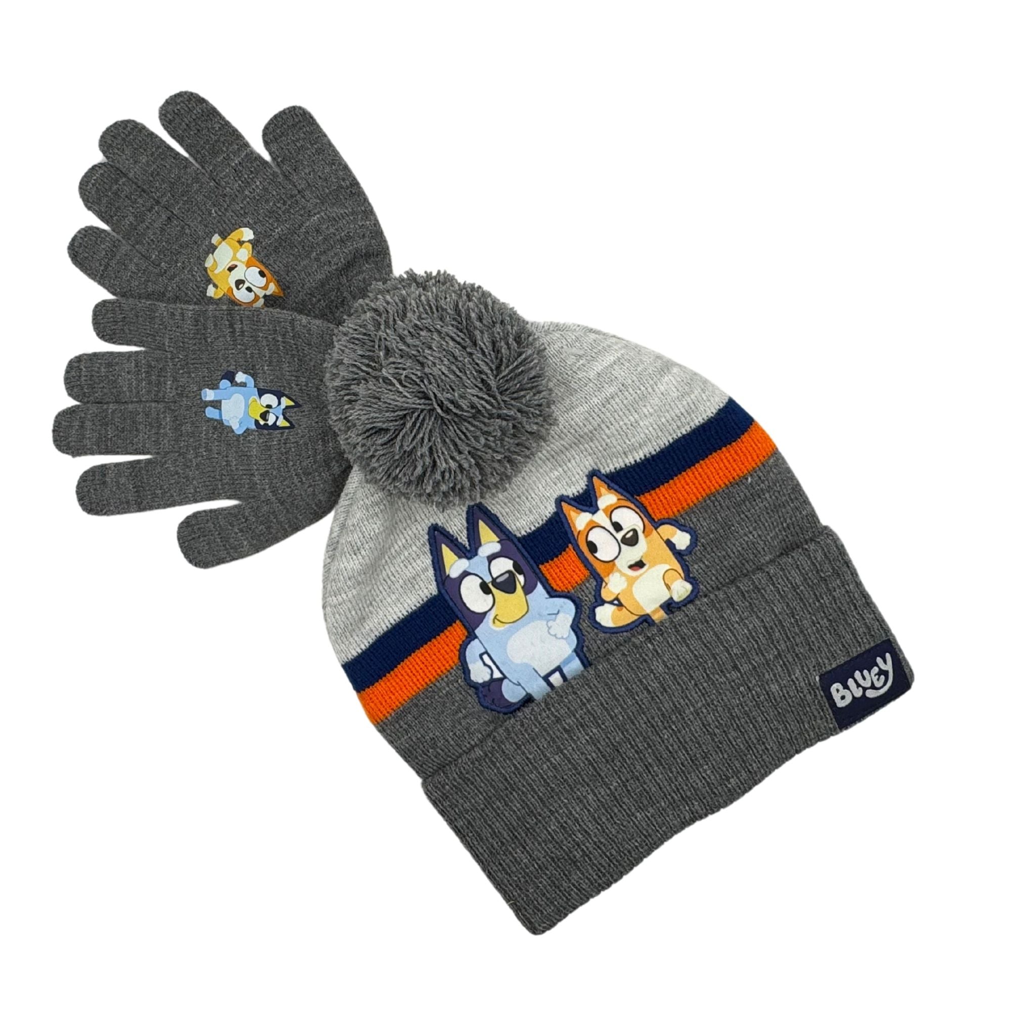 Set Gorro con Guantes Bluey y Bingo Original - Fan Army