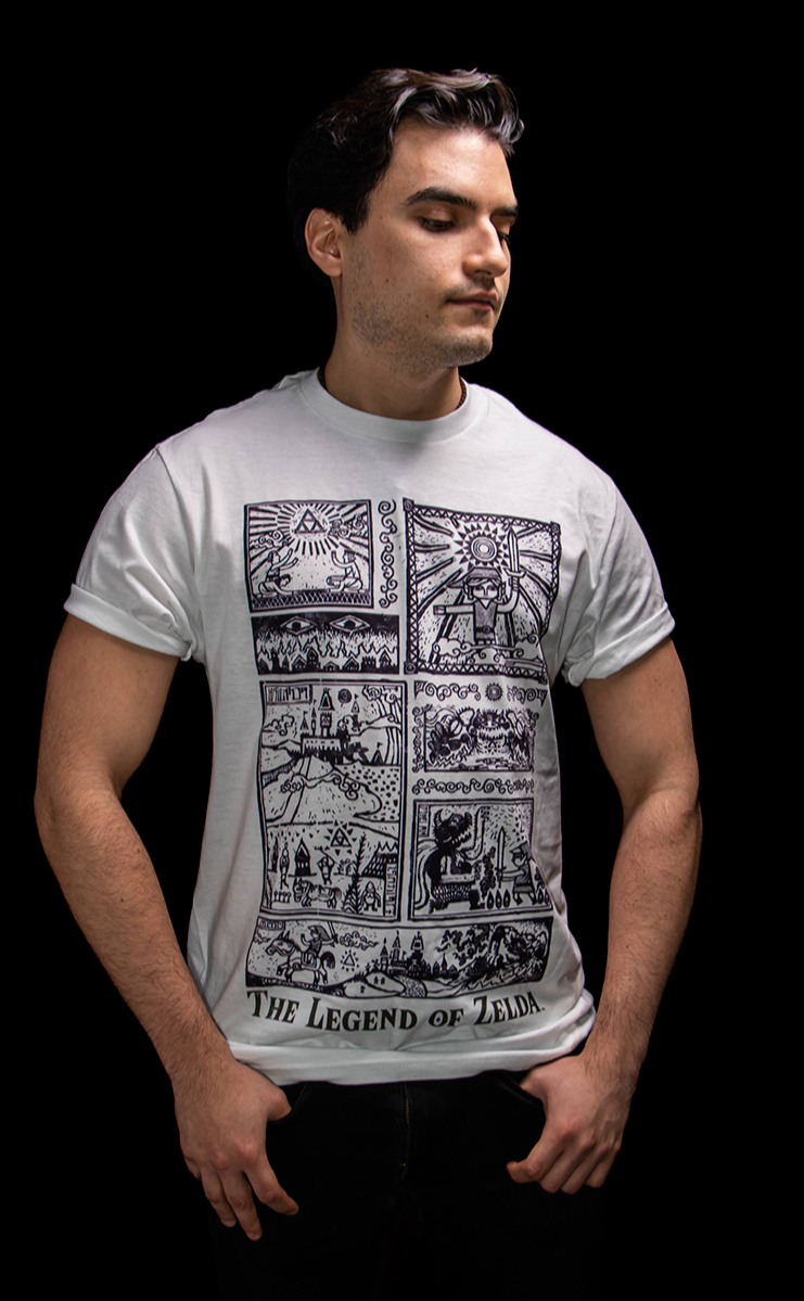 Playera para Hombre Zelda Historia de Link - Fan Army