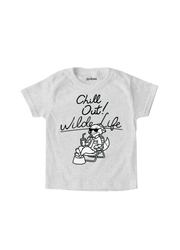 Playera Niño Zootopia Niño Niña Gris Disney Original Chill Out - Fan Army