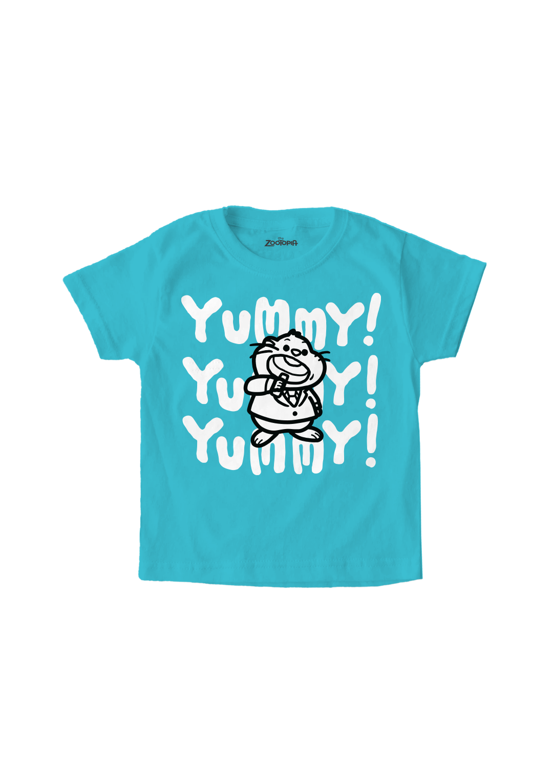 Playera Niño Zootopia Niño Niña Turquesa Disney Original Yummy - Fan Army