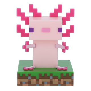 Lámpara Minecraft Icon Ajolote Luz de Noche Original